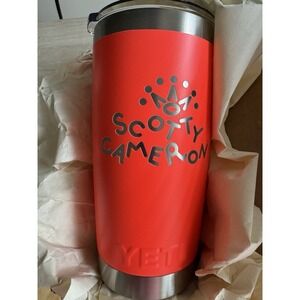 Scotty Cameron Yeti‎ 20 oz Tumbler PGA Championship Dancing Crown Orange